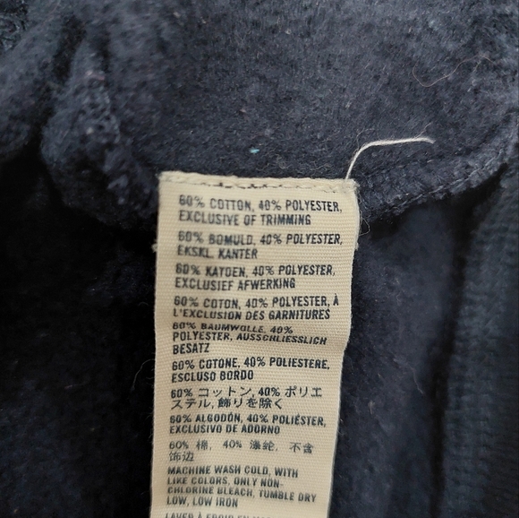 Abercrombie Youth Girl  Navy Hoodie, Size M, - Picture 4 of 5